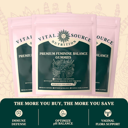 vital source feminine balance gummies